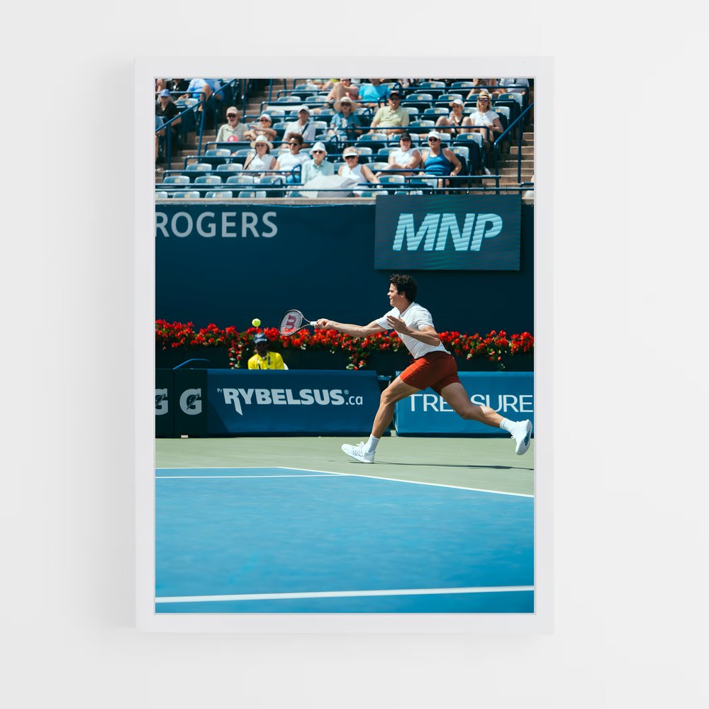 Poster Swing de Raonic – affiche Tennis (vue 3)
